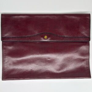 Vintage Goldpfeil Leather Clutch
